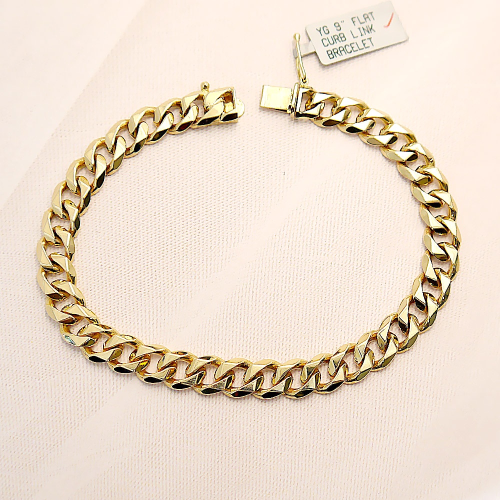 NWOT 18K Cuban Link Gold Plated Bracelet | Bracelets for men, Gold plated  bracelets, Cuban link