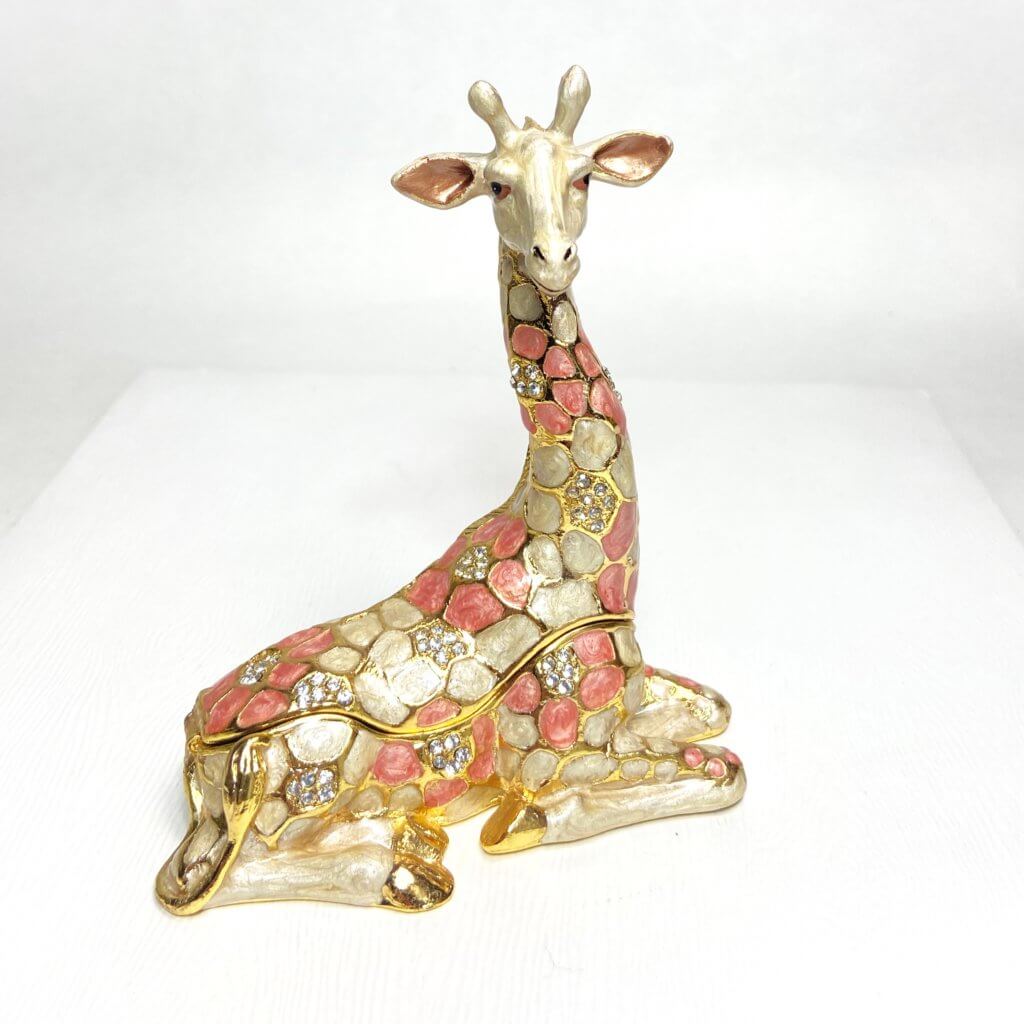 Glamorous Giraffe Trinket Box with Matching Necklace | Jewelsmith